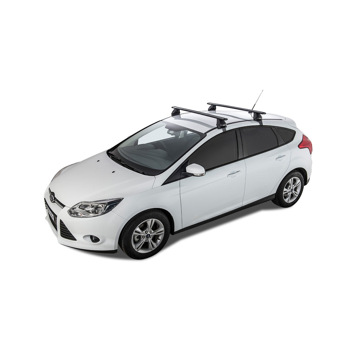 Ford Focus Roof Rack And Box Rhino-Rack Vortex 2500 System