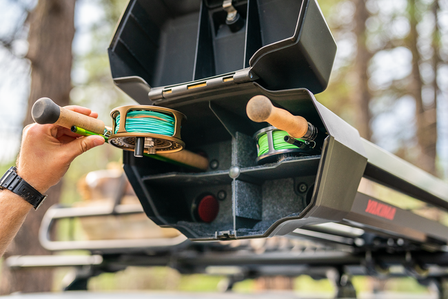 Yakima Fishing Pole Rod Yakima ReelDeal Car Rack Holds Fishing