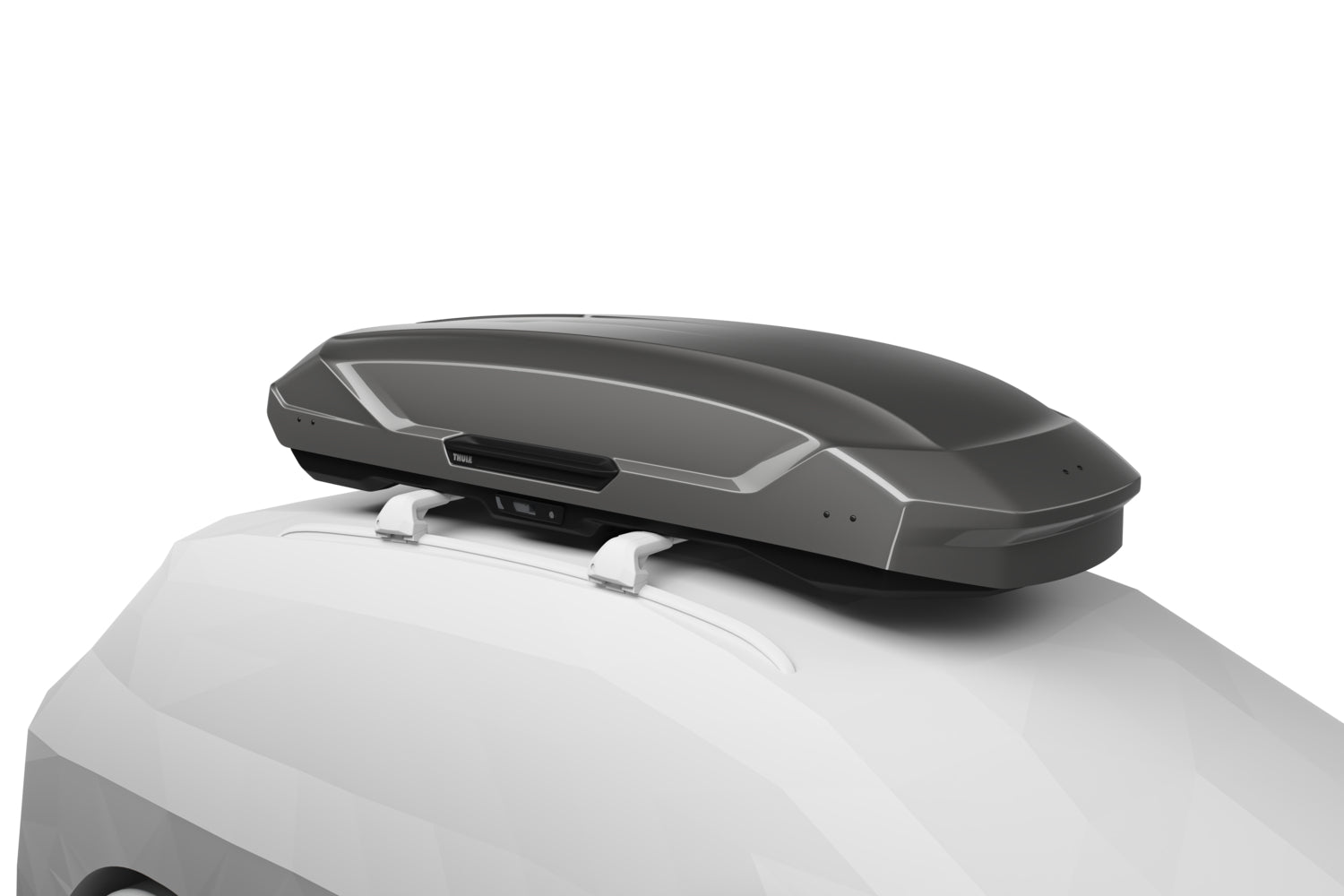 Ski Box Black VDP JUXT600 Lit Aluminium Roof Rack Compatible - View #9