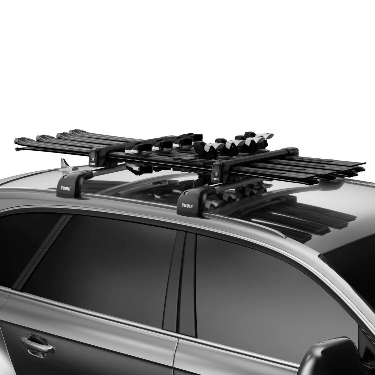 Thule SnowPack Black 7324B Roof Rack Centre