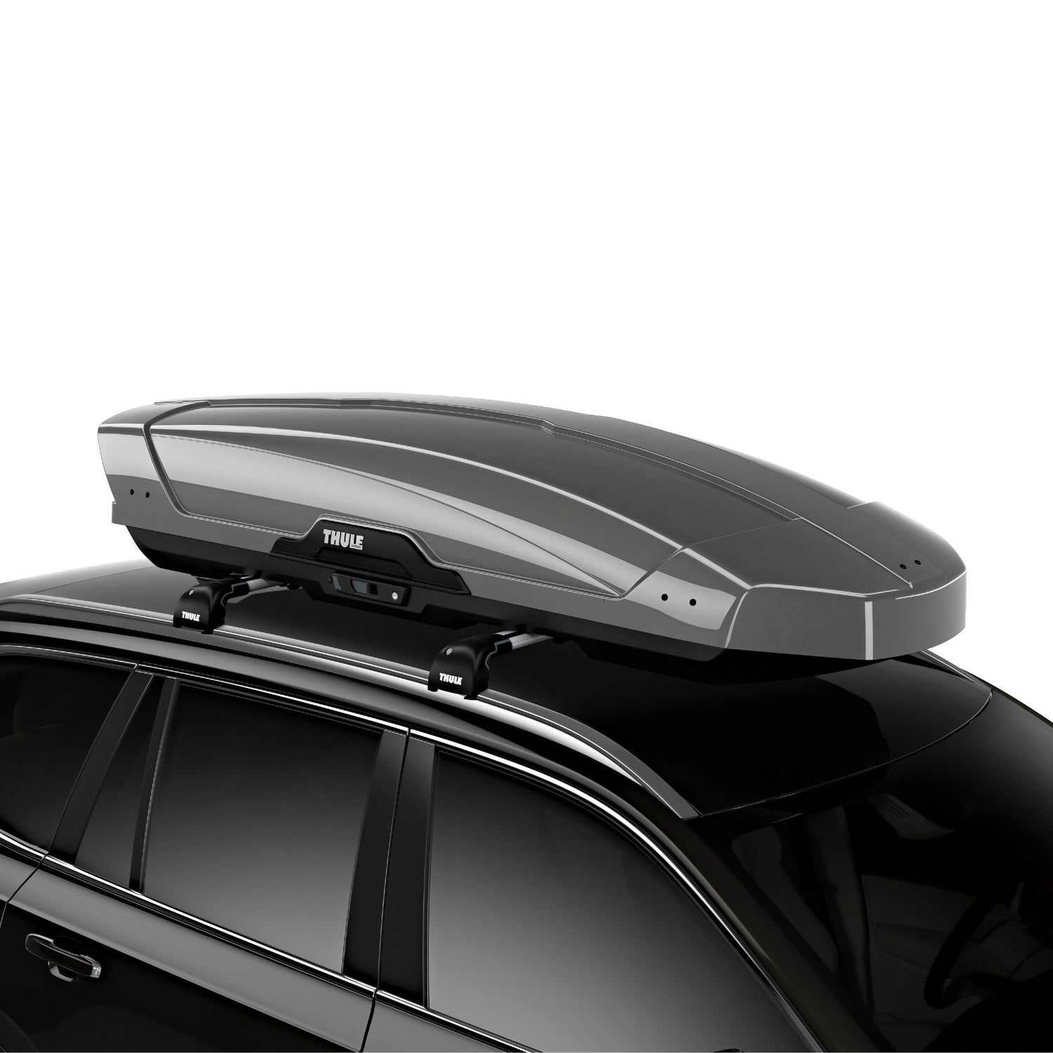 Thule Motion XT XL Gloss Titan 500L Roof Rack Centre